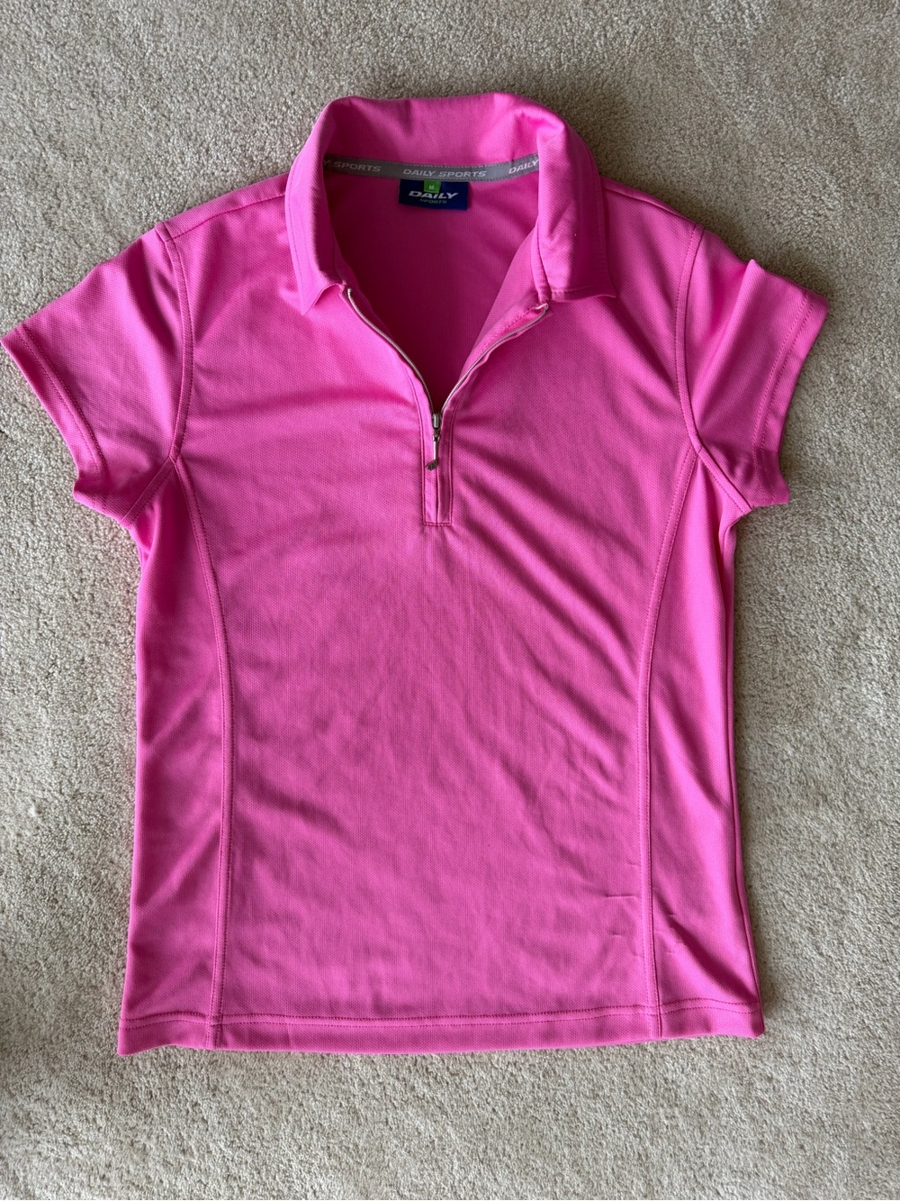 Daily Sports Pink Short-Sleeve Polo